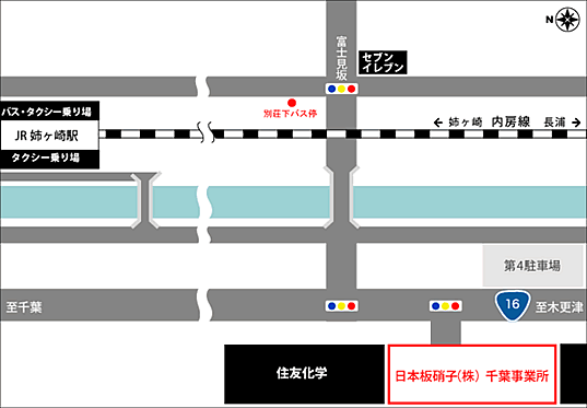 千葉事業所地図