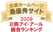 日興アイ・アール「全上場企業ホームページ充実度ランキング」