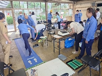 バイタリティチャレンジの様子