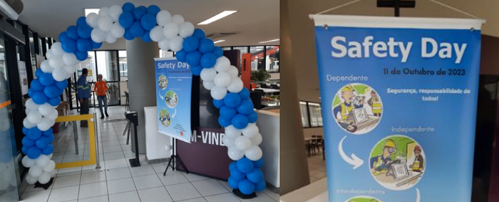 安全の日の活動の写真です。